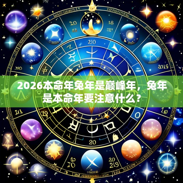 2026本命年兔年是巅峰年,兔年是本命年要注意什么?