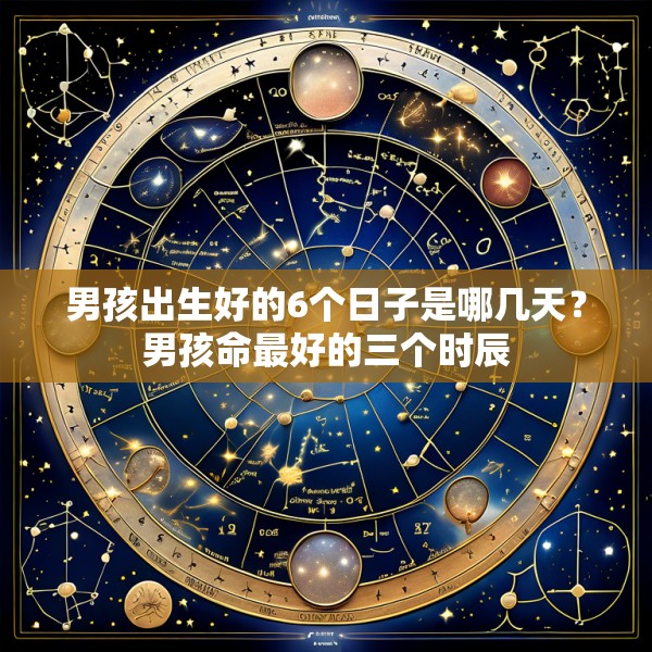 男孩出生好的6个日子是哪几天?男孩命最好的三个时辰