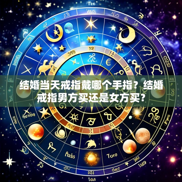 结婚当天戒指戴哪个手指？结婚戒指男方买还是女方买？