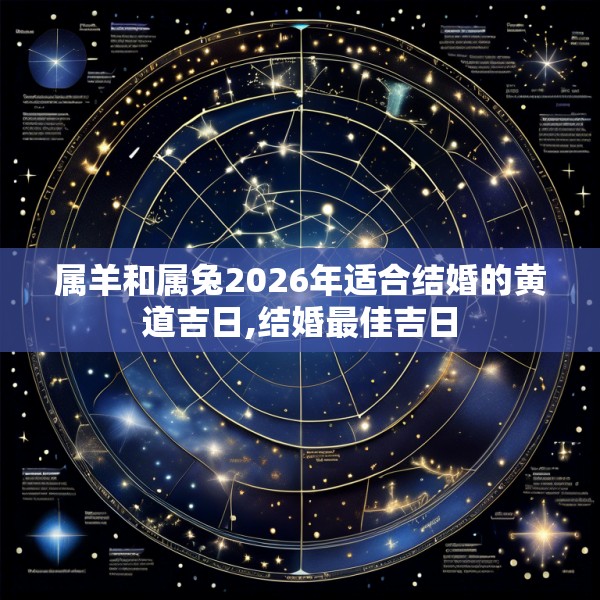 属羊和属兔2026年适合结婚的黄道吉日,结婚最佳吉日