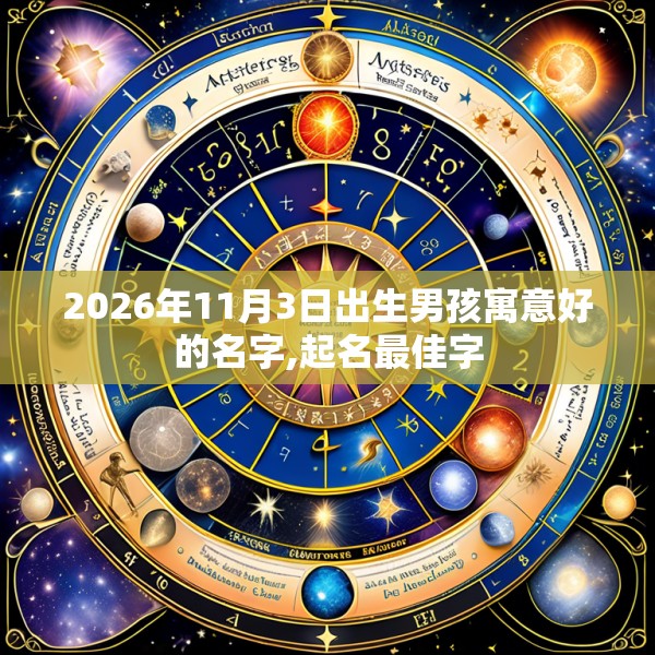 2026年11月3日出生男孩寓意好的名字,起名最佳字