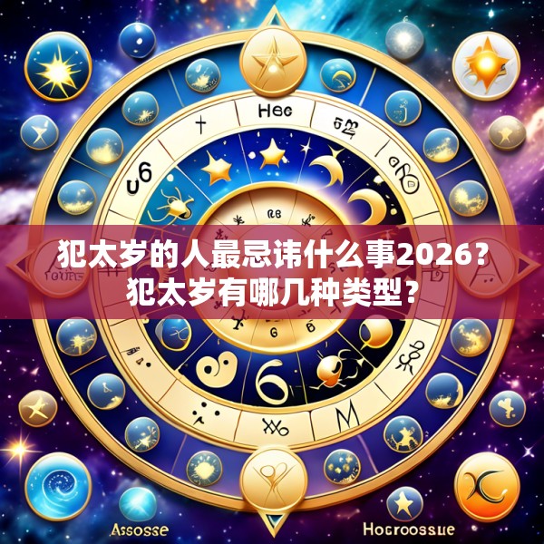 犯太岁的人最忌讳什么事2026？犯太岁有哪几种类型？