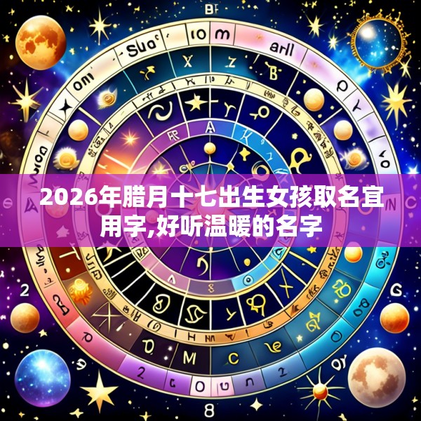 2026年腊月十七出生女孩取名宜用字,好听温暖的名字