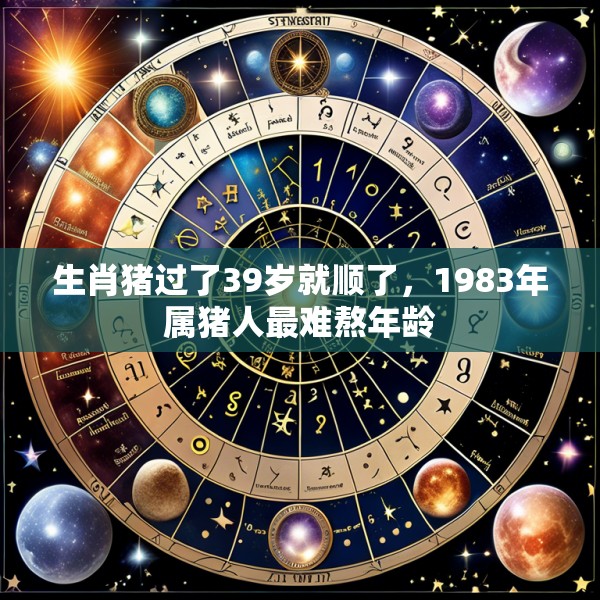 生肖猪过了39岁就顺了,1983年属猪人最难熬年龄