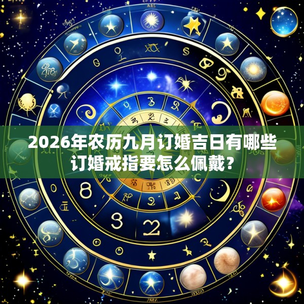 2026年农历九月订婚吉日有哪些订婚戒指要怎么佩戴？