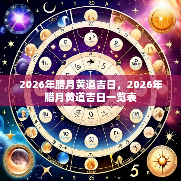 2026年腊月黄道吉日，2026年腊月黄道吉日一览表