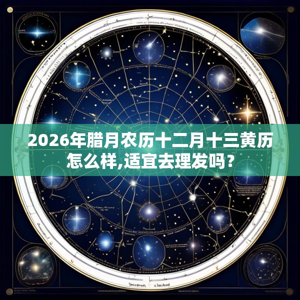 2026年腊月农历十二月十三黄历怎么样,适宜去理发吗?