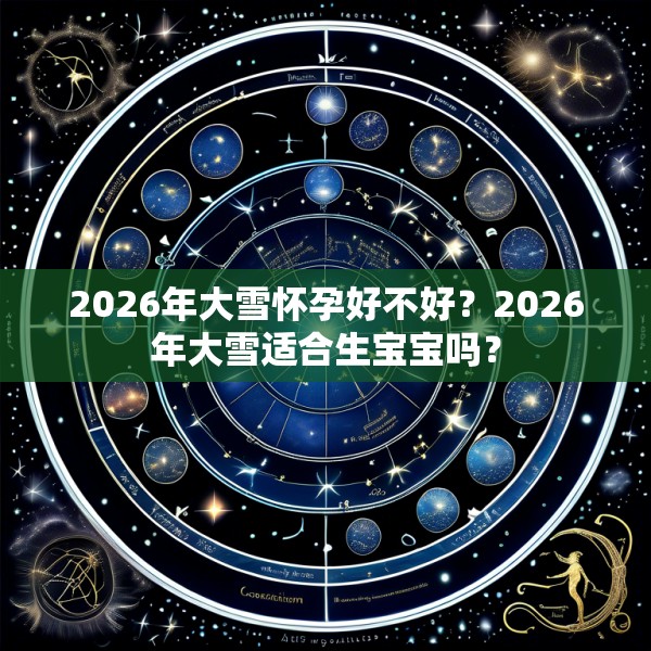2026年大雪怀孕好不好?2026年大雪适合生宝宝吗?