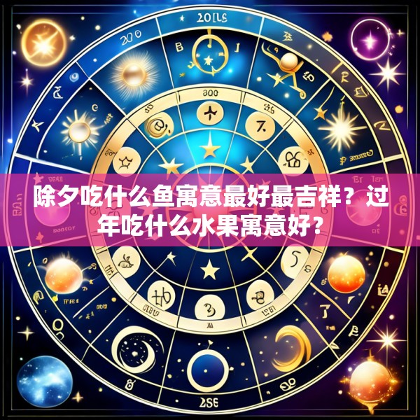 除夕吃什么鱼寓意最好最吉祥？过年吃什么水果寓意好？