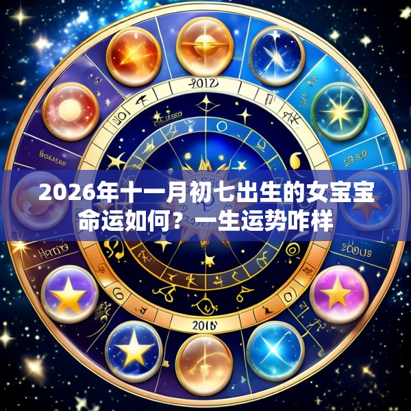 2026年十一月初七出生的女宝宝命运如何?一生运势咋样