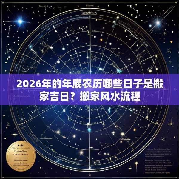 2026年的年底农历哪些日子是搬家吉日？搬家风水流程