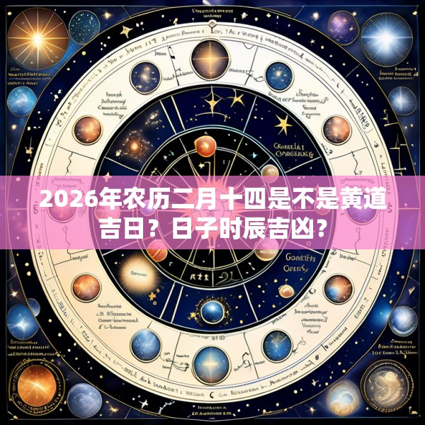 2026年农历二月十四是不是黄道吉日？日子时辰吉凶？
