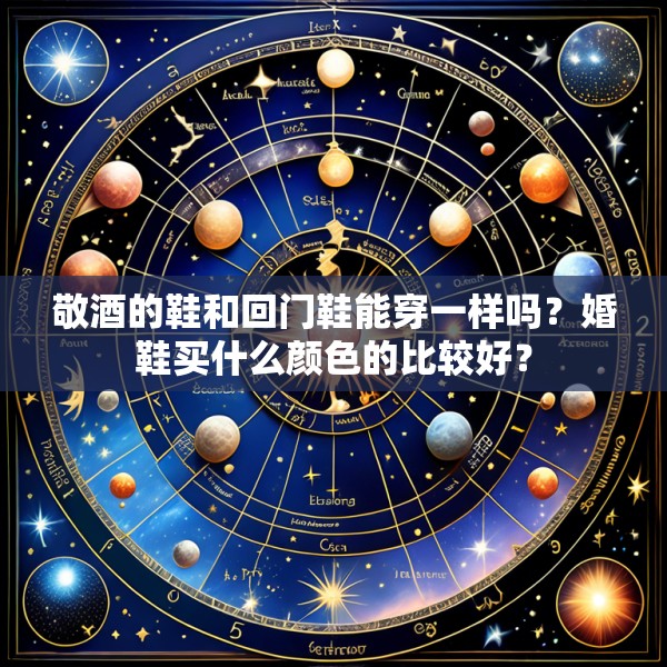 敬酒的鞋和回门鞋能穿一样吗?婚鞋买什么颜色的比较好?