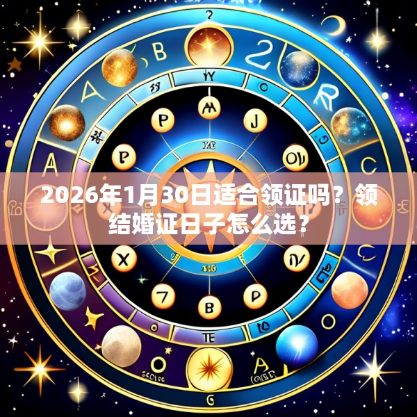 2026年1月30日适合领证吗？领结婚证日子怎么选？