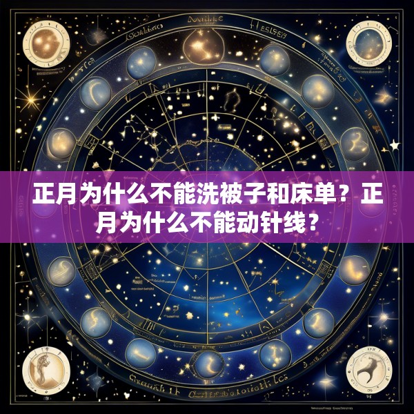 正月为什么不能洗被子和床单？正月为什么不能动针线？