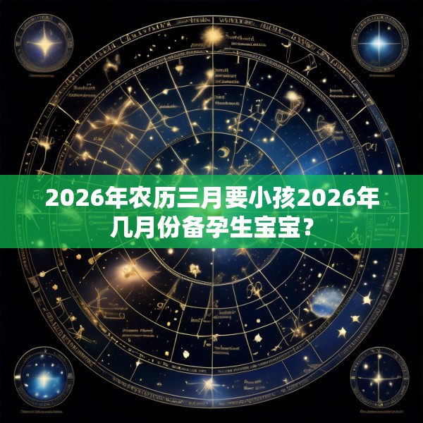 2026年农历三月要小孩2026年几月份备孕生宝宝？
