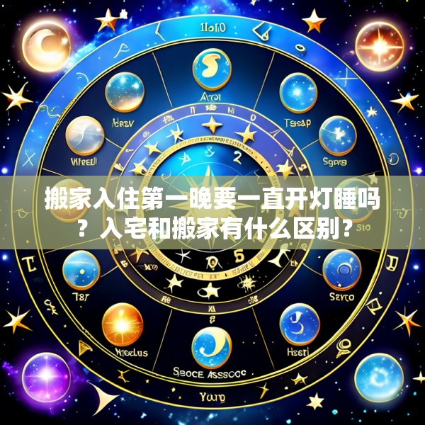 搬家入住第一晚要一直开灯睡吗？入宅和搬家有什么区别？