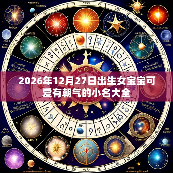 2026年12月27日出生女宝宝可爱有朝气的小名大全