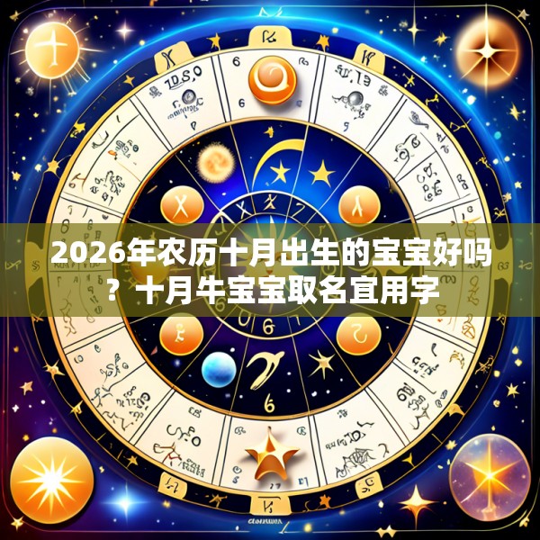 2026年农历十月出生的宝宝好吗？十月牛宝宝取名宜用字