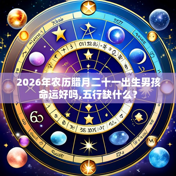 2026年农历腊月二十一出生男孩命运好吗,五行缺什么？
