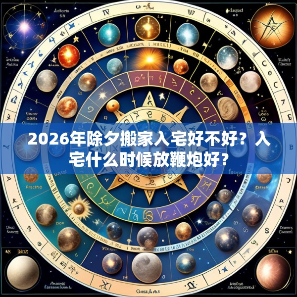 2026年除夕搬家入宅好不好?入宅什么时候放鞭炮好?