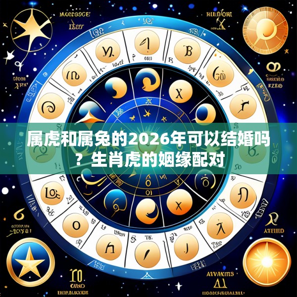 属虎和属兔的2026年可以结婚吗?生肖虎的姻缘配对