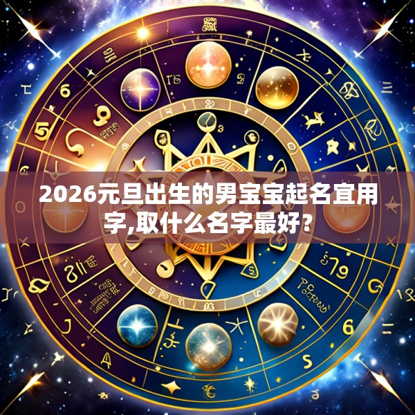 2026元旦出生的男宝宝起名宜用字,取什么名字最好？
