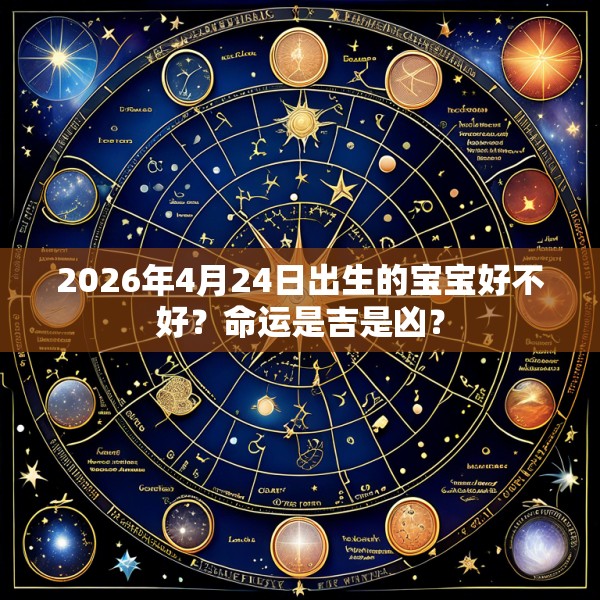 2026年4月24日出生的宝宝好不好？命运是吉是凶？