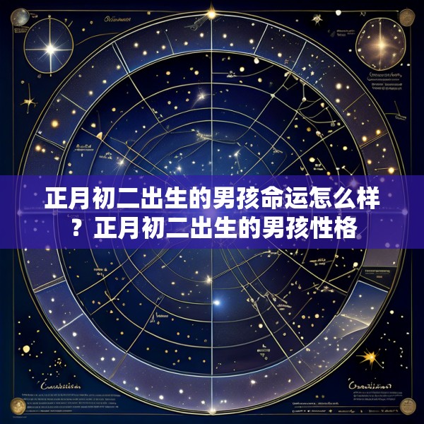 正月初二出生的男孩命运怎么样？正月初二出生的男孩性格