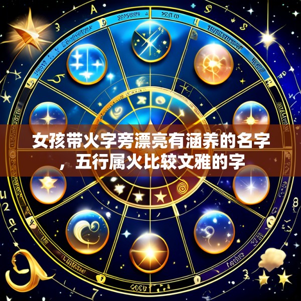 女孩带火字旁漂亮有涵养的名字，五行属火比较文雅的字