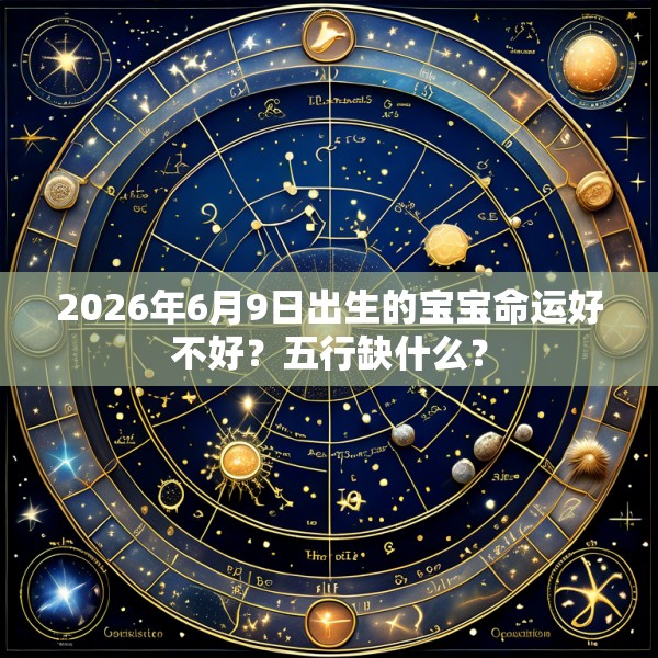2026年6月9日出生的宝宝命运好不好?五行缺什么?