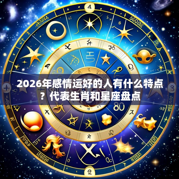 2026年感情运好的人有什么特点？代表生肖和星座盘点