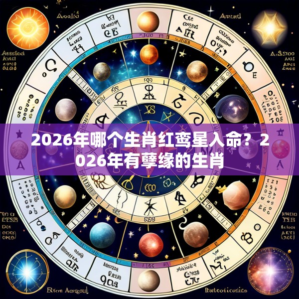 2026年哪个生肖红鸾星入命？2026年有孽缘的生肖