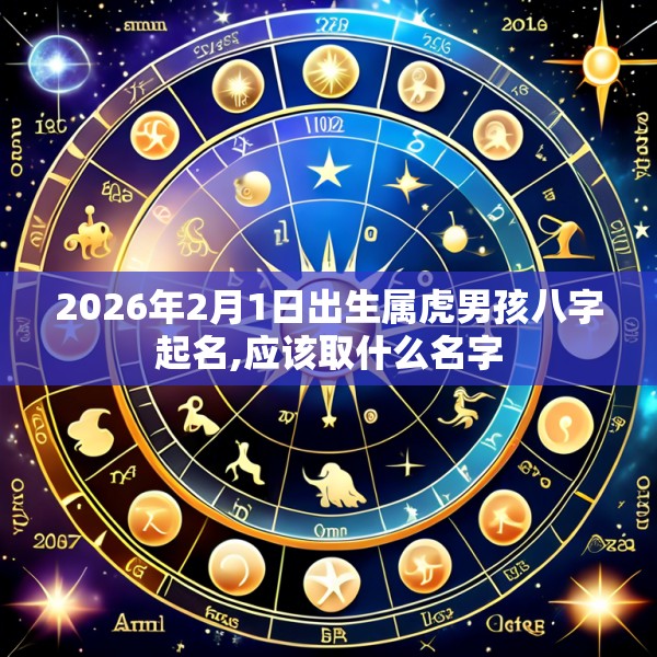 2026年2月1日出生属虎男孩八字起名,应该取什么名字