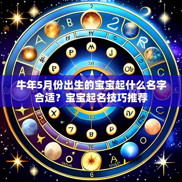 牛年5月份出生的宝宝起什么名字合适?宝宝起名技巧推荐