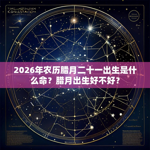 2026年农历腊月二十一出生是什么命？腊月出生好不好？