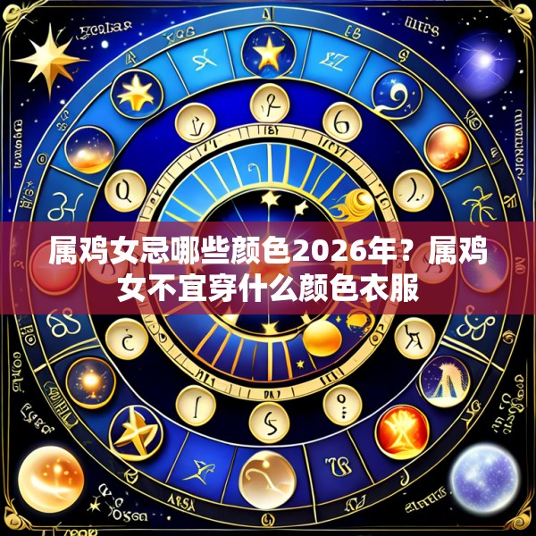 属鸡女忌哪些颜色2026年？属鸡女不宜穿什么颜色衣服
