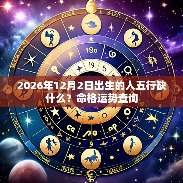 2026年12月2日出生的人五行缺什么?命格运势查询