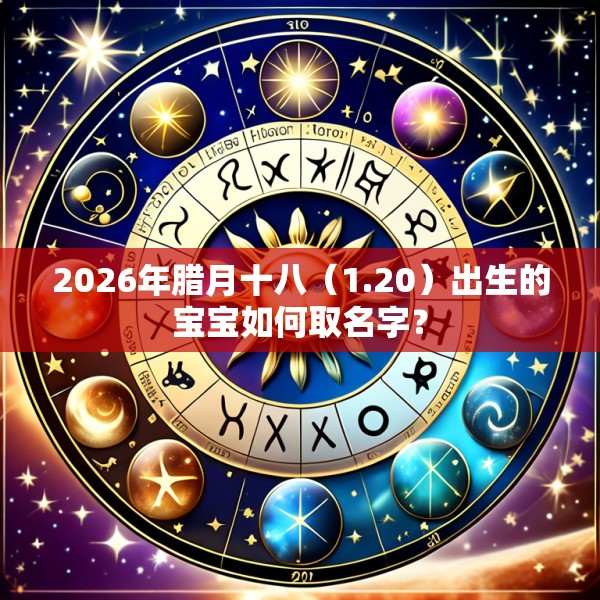 2026年腊月十八（1.20）出生的宝宝如何取名字？
