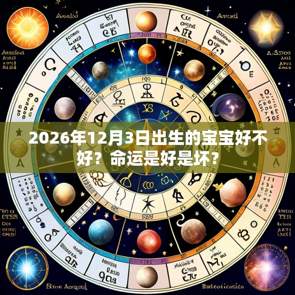 2026年12月3日出生的宝宝好不好?命运是好是坏?