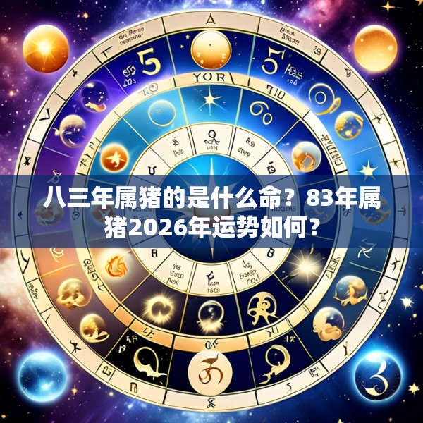 八三年属猪的是什么命?83年属猪2026年运势如何?