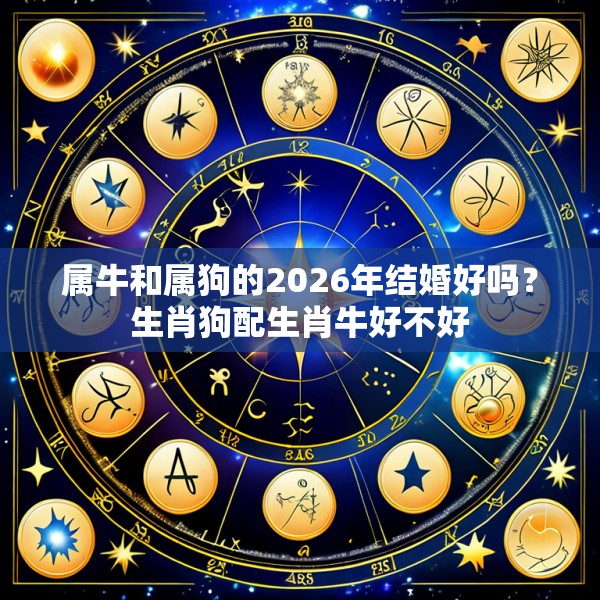 属牛和属狗的2026年结婚好吗？生肖狗配生肖牛好不好
