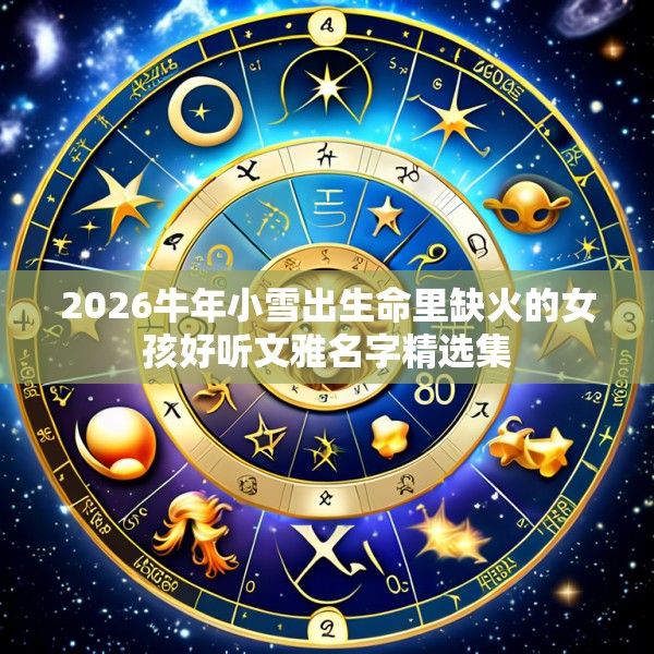 2026牛年小雪出生命里缺火的女孩好听文雅名字精选集