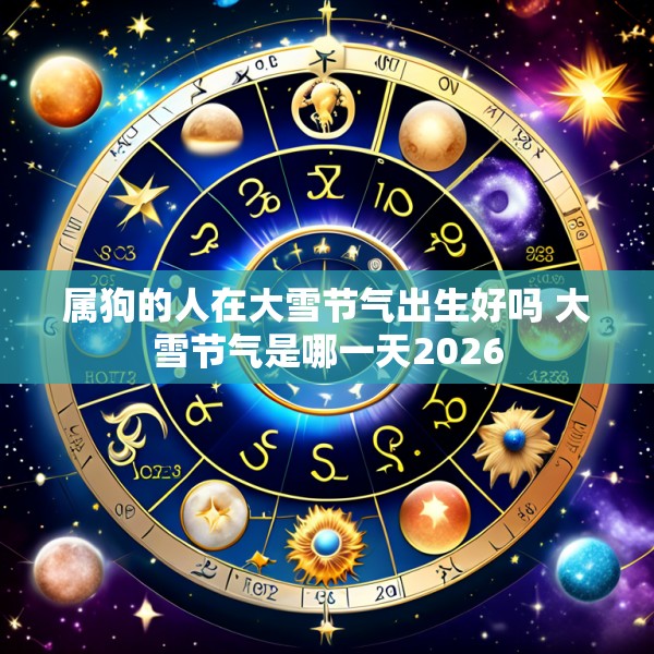 属狗的人在大雪节气出生好吗 大雪节气是哪一天2026