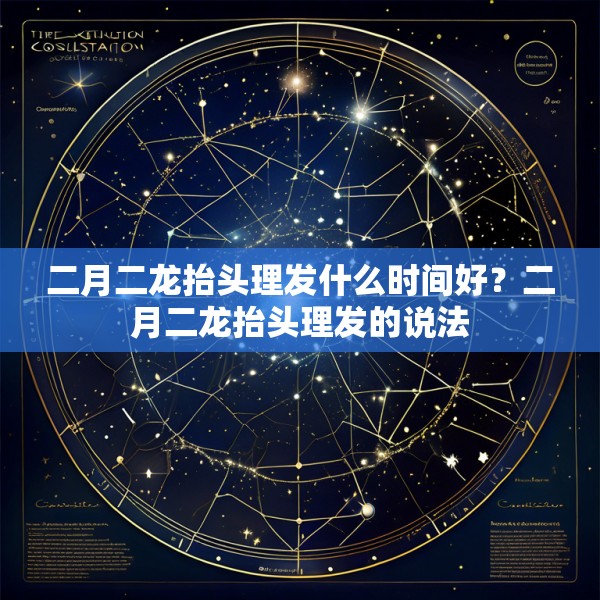 二月二龙抬头理发什么时间好?二月二龙抬头理发的说法