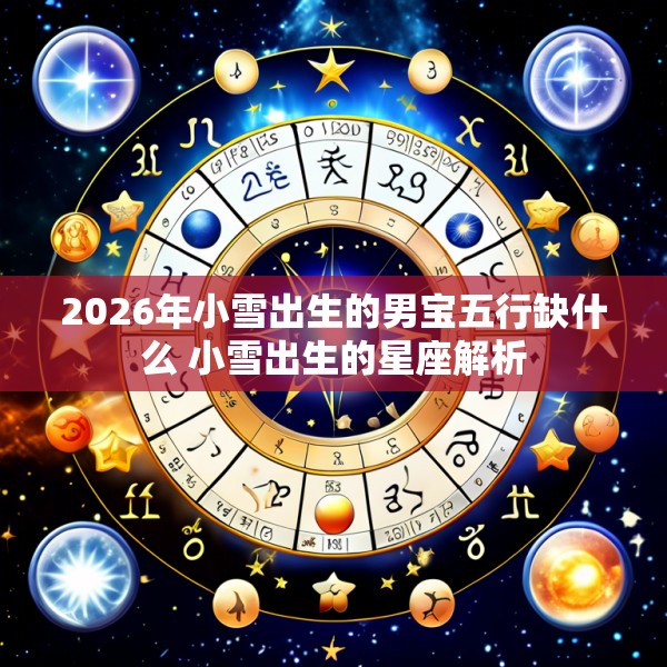 2026年小雪出生的男宝五行缺什么 小雪出生的星座解析