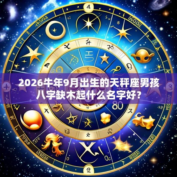 2026牛年9月出生的天秤座男孩八字缺木起什么名字好？