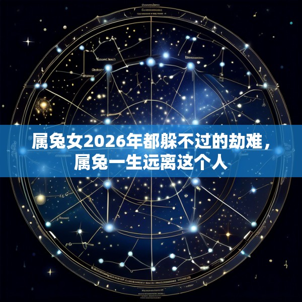 属兔女2026年都躲不过的劫难，属兔一生远离这个人