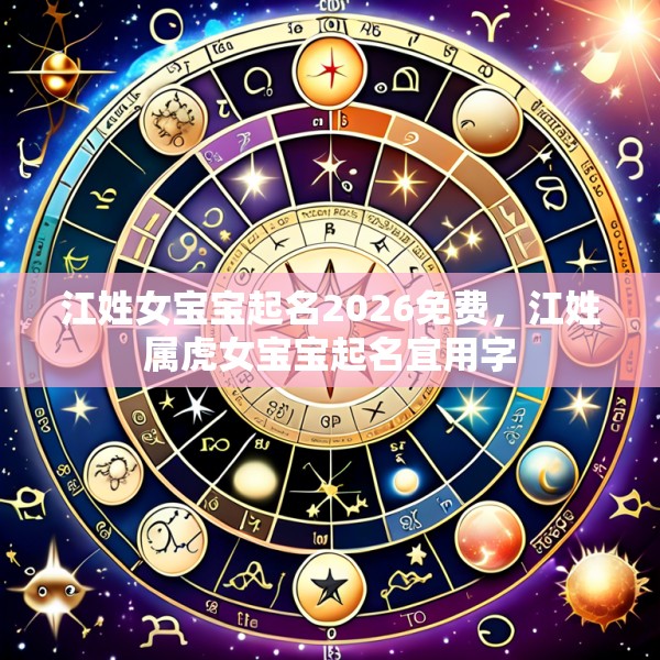 江姓女宝宝起名2026免费，江姓属虎女宝宝起名宜用字
