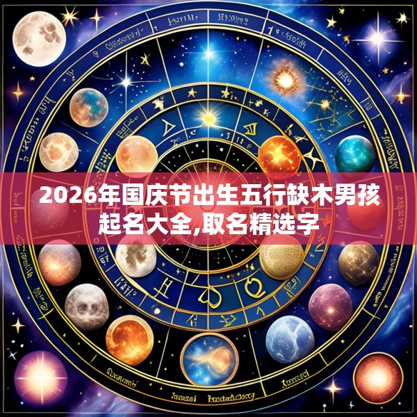 2026年国庆节出生五行缺木男孩起名大全,取名精选字